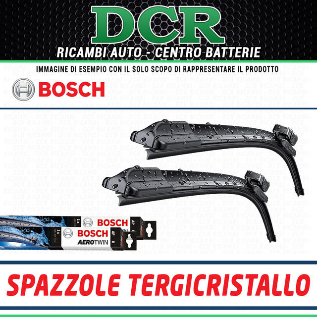 KIT SPAZZOLE TERGICRISTALLO ANTERIORE BOSCH FORD KA 1.2 1.3 TDCI DAL 2009-/>