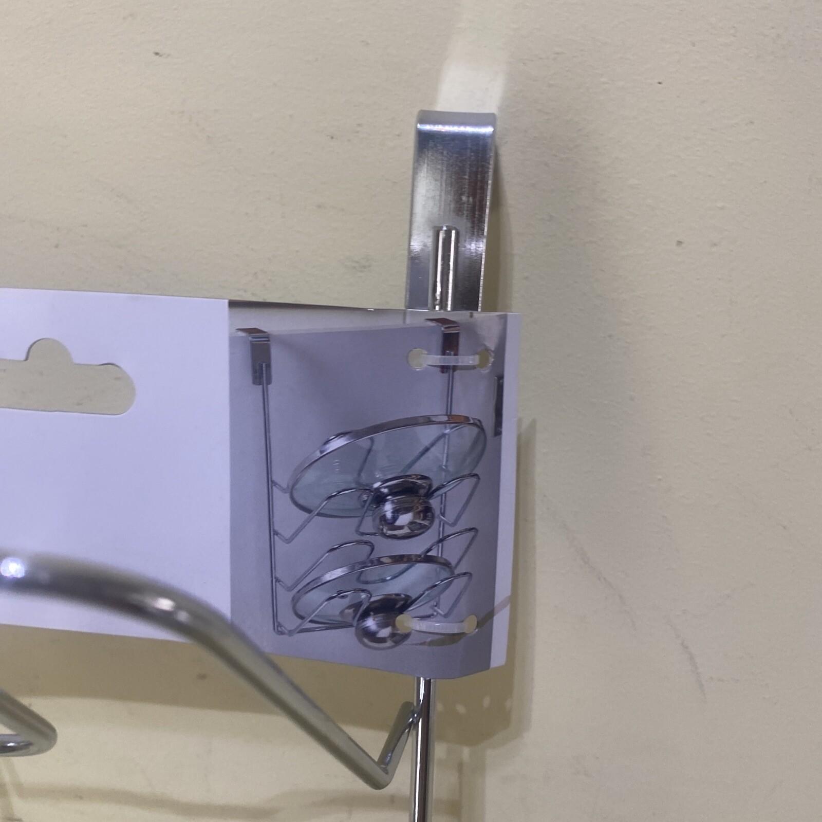 Wilko Over Door Pot Pan Lid Rack Holder Wall Door Mounted Storage Holds