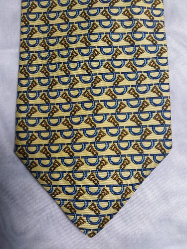 Cravate Homme Vintage ETRO Milano En Soie - Neuf Avec Étiquettes, Motif Multicolore Rare, Made In Italy, Largeur 8.2cm+