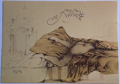 Bruno Bruni signiert Malerei Kunst Karte orig. Unterschrift Signatur Autogramm 