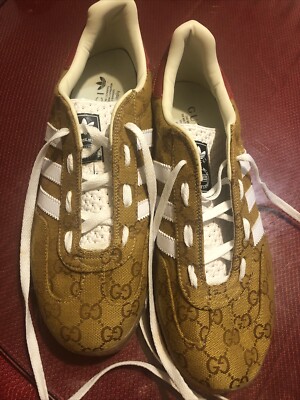 Size 11 - adidas Gucci x Gazelle GG Monogram