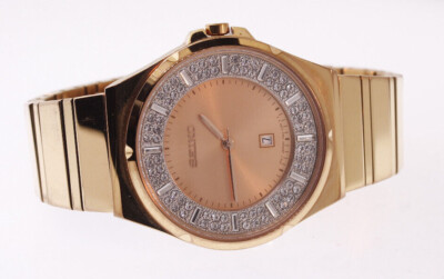 Seiko SXDF74 Core Rose Gold Stainless Steel Swarovski® Crystal