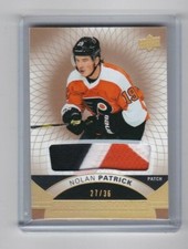 2017 2017-18 UPPER DECK PREMIER NOLAN PATRICK PREMIUM MATERIALS PATCH 27/36 99