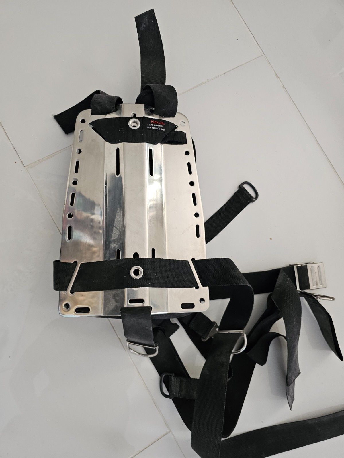 DiveRite Backplate & Pad w/ Hollis Elite 2 Harness Used Once eBay