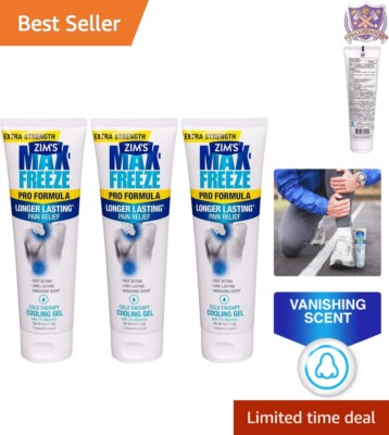 Maximum Strength Freeze Pro Formula Gel (4 Ounce) - Fast Relief for Aches