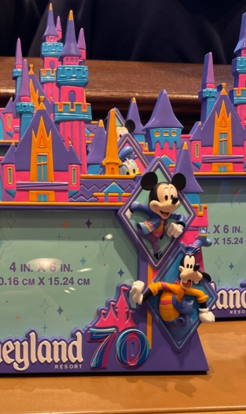 Disneyland Resort 70th Anniversary Photo Frame Mickey & Friends