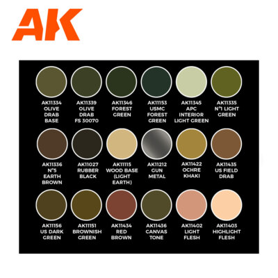 ●A.K PRODUCTIONS AK Interactive: Adam Wilder - WWII & Modern US Colors