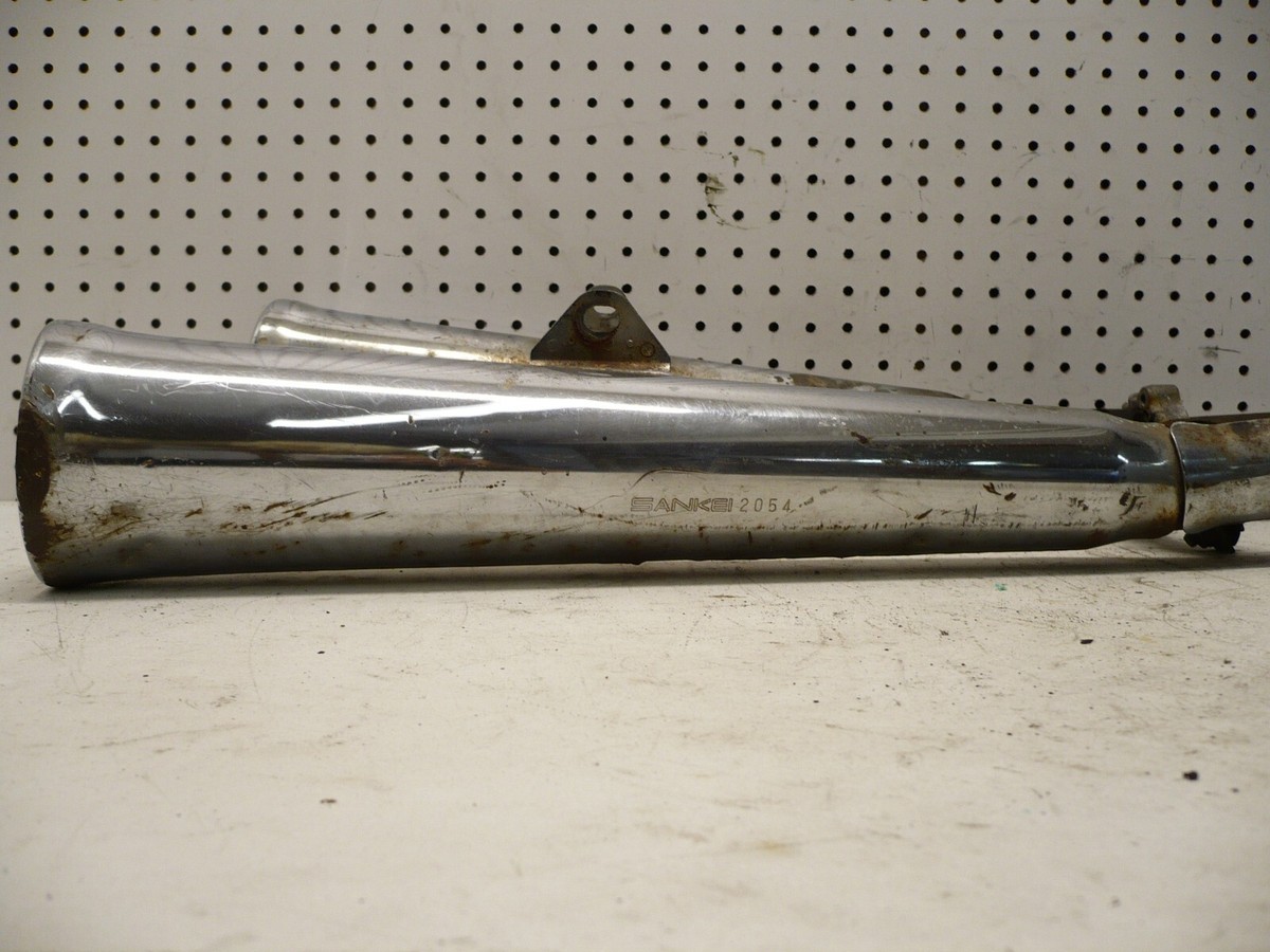 KAWASAKI KZ440 LTD 80 OEM Exhaust Headers Mufflers Tail KAWASAKI KZ440 LTD 80 OEM Exhaust Headers Mufflers Tail