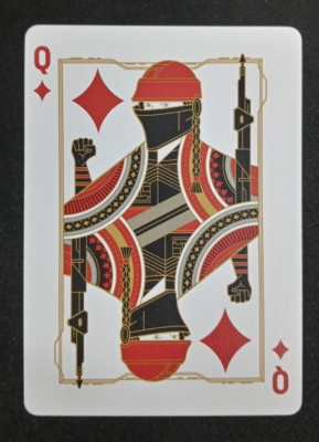 Theory11 Star Wars The Mandalorian Playing Card Queen Diamonds