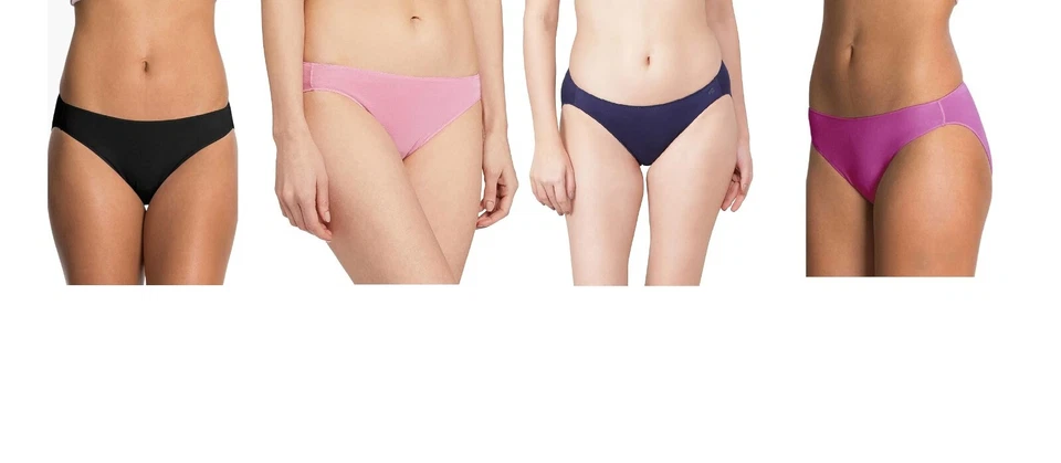 Jockey 1803 Women Medium Coverage Stretch Mid Waist Bikini Free Shipping - Image 2 of 3