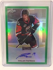  2016-17 Leaf Metal Prismatic Green #BANP4 Nolan Patrick /5 1st pick