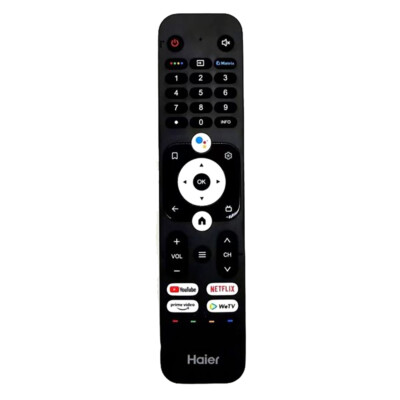 New Genuine HTR-U31W For Haier Voice Android TV Remote Control H43K66UG H50K66UG