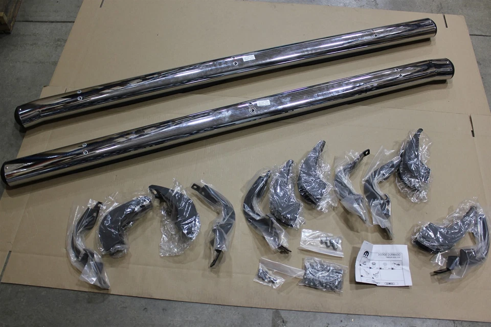 🔥 04-09 Dodge Durango Chrome kit de degrau lateral tubular OEM fábrica 82208758AC - Imagem 2 de 4