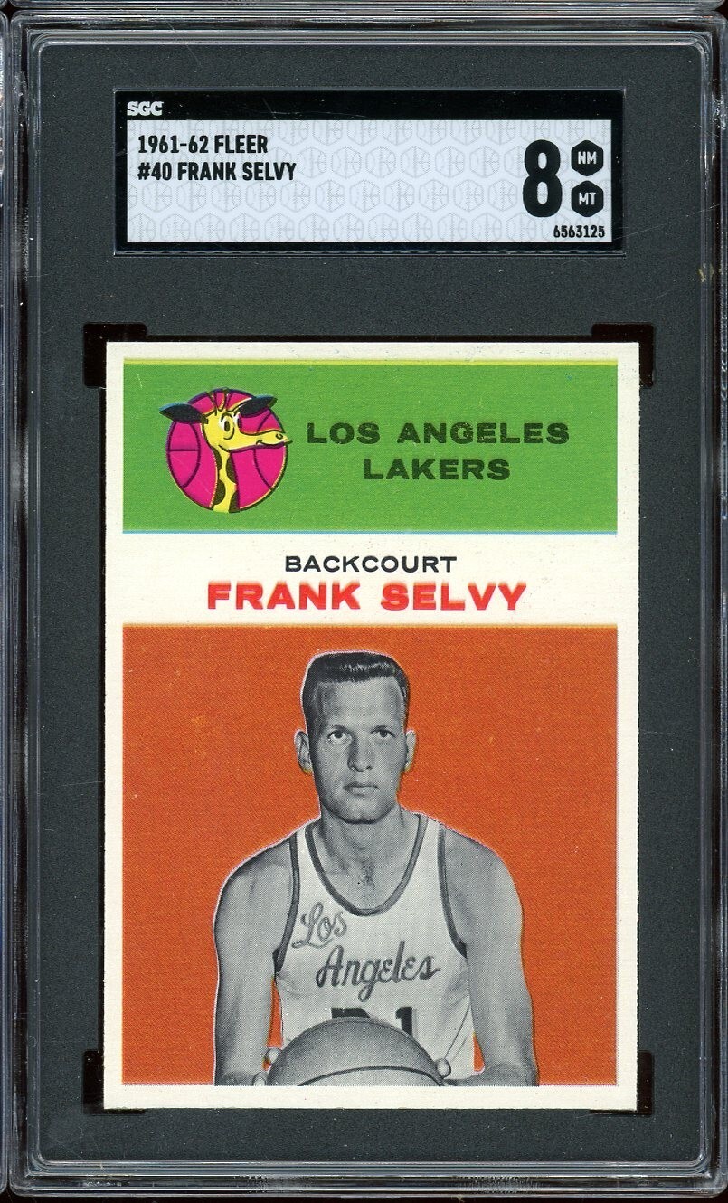 1961 Fleer Basketball #40 Frank Selvy SGC 8