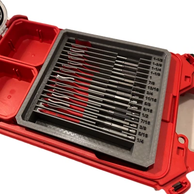 GARAGEINORDER Diablo SPEEDemon Spade Drill Bit holder insert for Milwaukee PACKOUT Low Profile