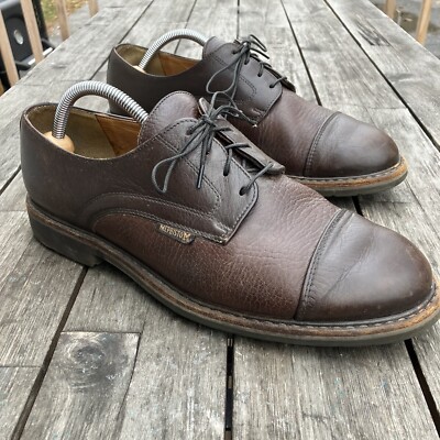 MEPHISTO MELCHIOR Portugal Cap Toe Derby Brown Dress Shoe Men s US 10 / EUR 9.5