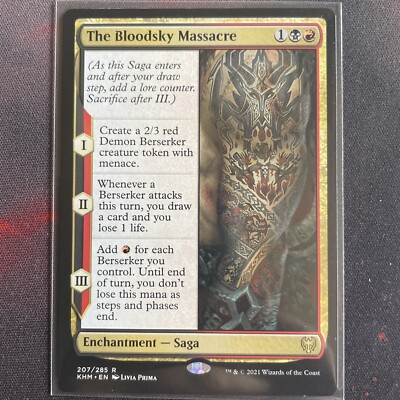 MTG The Bloodsky Massacre Kaldheim 207/285 Regular Rare