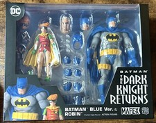 MAFEX Batman Blue Version & Robin The Dark Knight Returns Mint New
