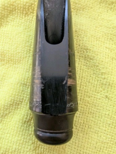 Chedeville Vintage Hard Rubber Tenor Saxophone Mouthpiece .078" Tip Plays Well - Picture 6 of 17