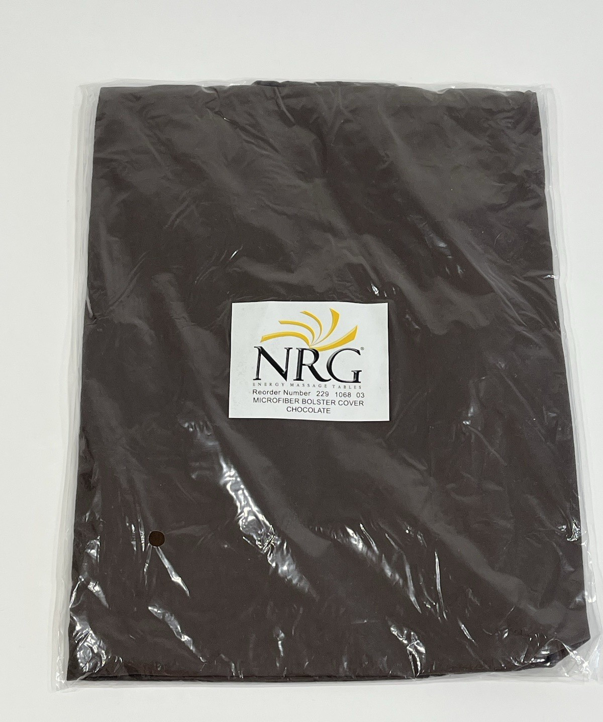 NRG Microfiber Bolster Cover, Chocolate, 11" x 28" - NEW!