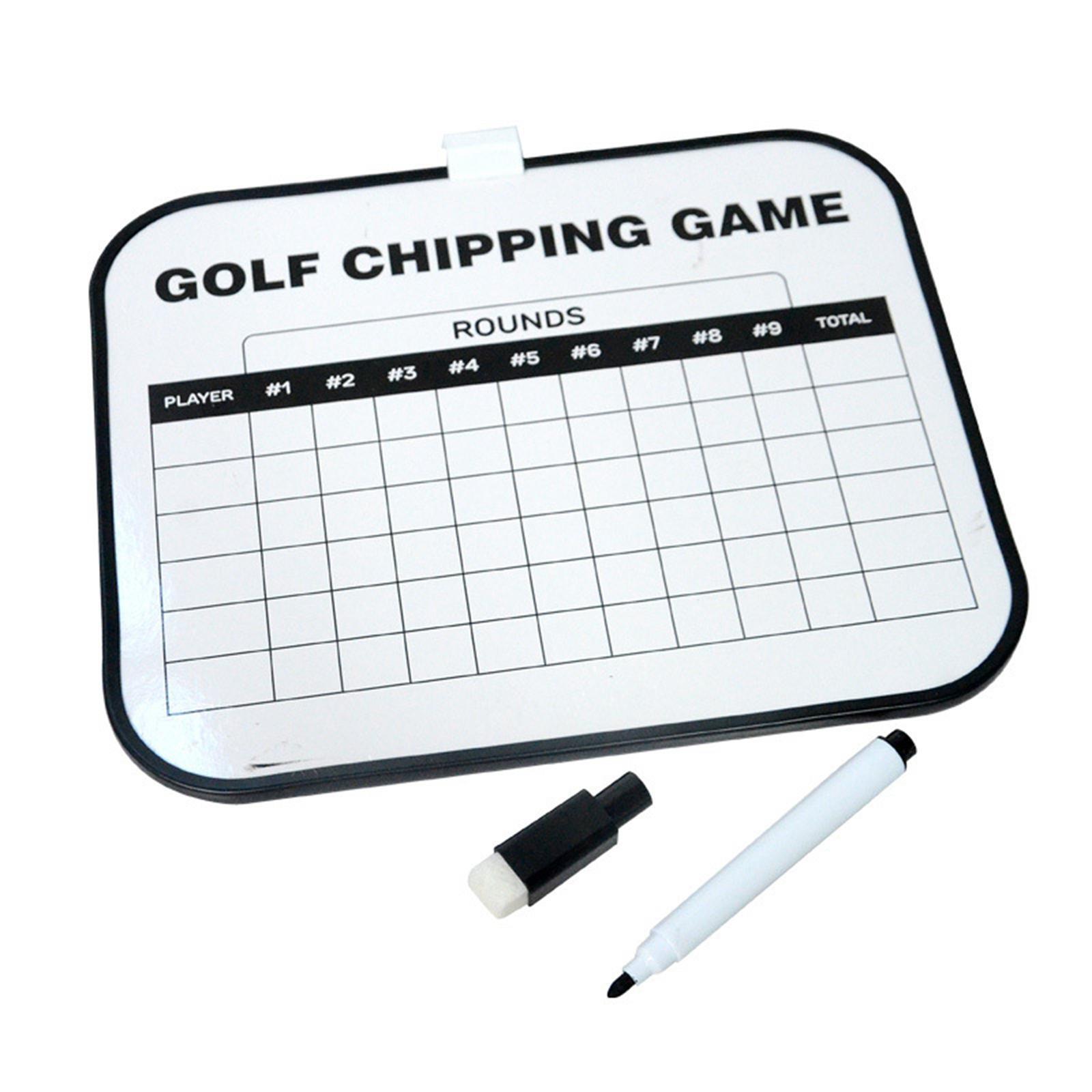 Erasable Golf Scorecard Parts Markers Pen Slots with Pen Whiteboard