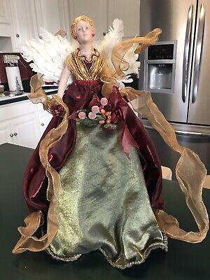 Vintage Angel Tree Topper Dillard's Trimmings 17.25 Vintage Angel Tree Topper Dillard's Trimmings 17.25