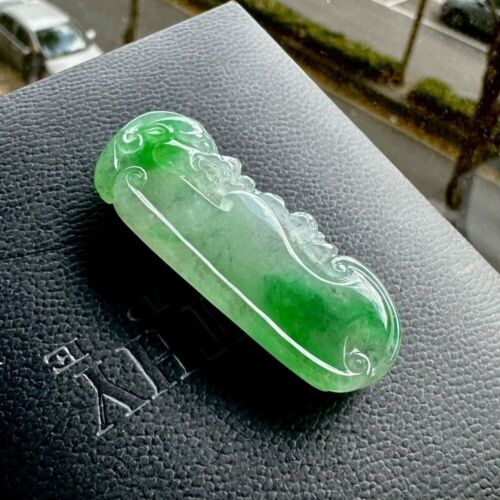 【KATHY JADE】【BESTBUY】Colgante de jadeíta verde esmeralda helada《Grado A》 - Imagen 4 de 7