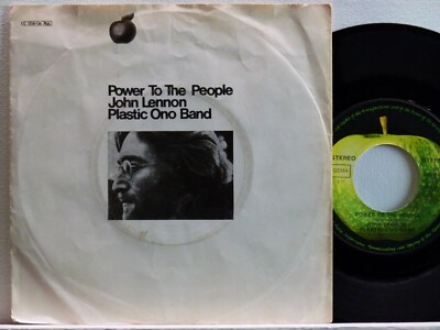 John Lennon/Yoko Ono -Power To The People/Open Your Box  D-1971  Apple 006-04766