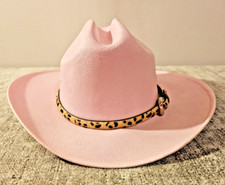 Womans L Pink Mexican Straw Cowgirl Hat J.R. ...
