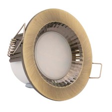 Pack of 5 TIME LED Stellar 5W Metallic LED Downlight (Satin Bronze)