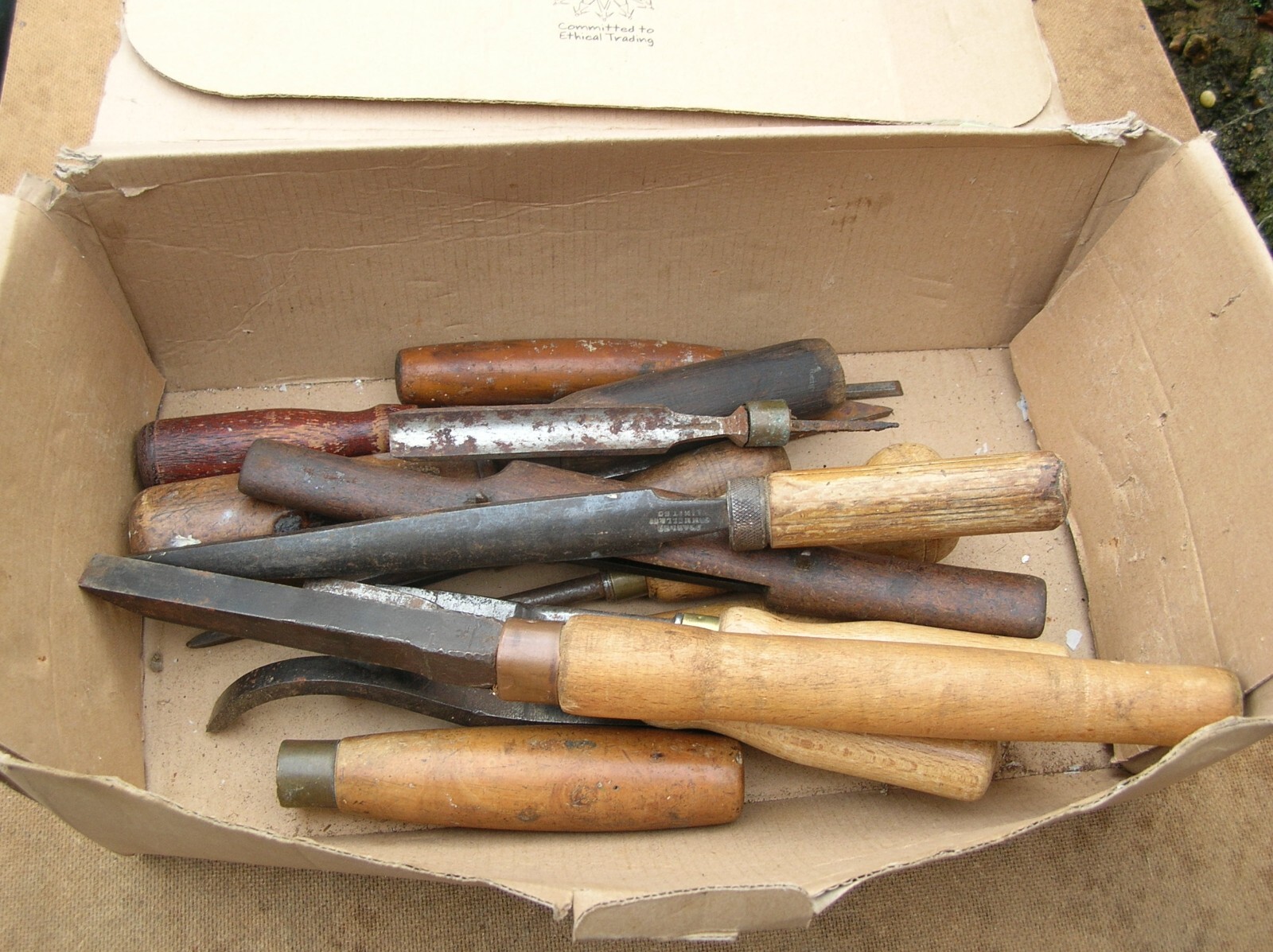 Job lot of carpenters wood chisels spare parts etc. eBay