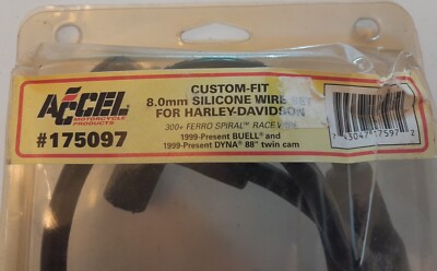 Ｋ Accel (175097) Spark Plug Wire Set for 1999-2017 Harley-Davidson