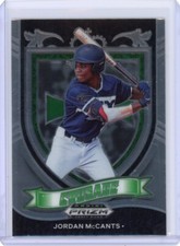 2021 Prizm Draft Picks Jordan McCants Crusade - Miami Marlins