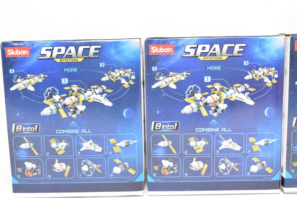 Lot 4 Sluban Kids Space Station Building Blocks New Sealed Combine - Image 4 of 4