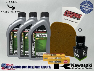 Cyclemax Full-Synthetic KPO Tune-Up Kit fits 2002 Kawasaki PRAIRIE 650