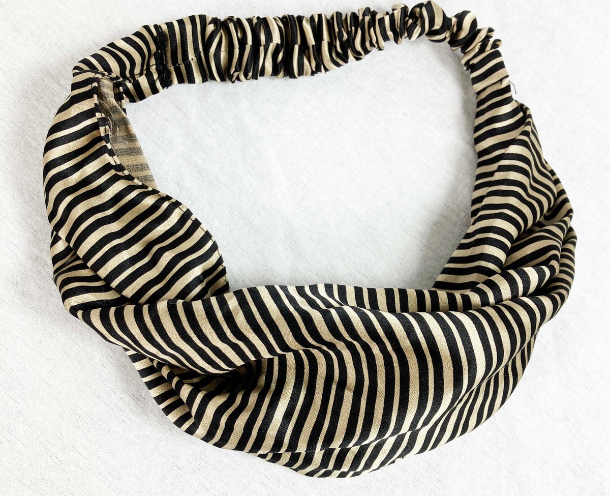 Eugenia Kim Silk Headband Thin Stripe Elastic Back Eugenia Kim Headband | eBay main image 3
