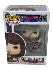 Steven Tyler Aerosmith Signed Autograph Funko Pop Rocks #475 Figure Beckett COA