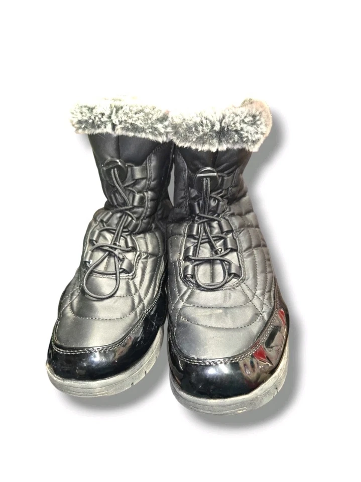 Totes Winter Boots Womens Size 8 Black - Image 4 of 4