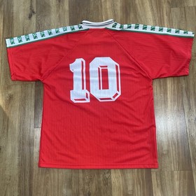 Camiseta de f&uacute;tbol local original NES vintage a&ntilde;os 80 90 Hungr&iacute;a M/L
