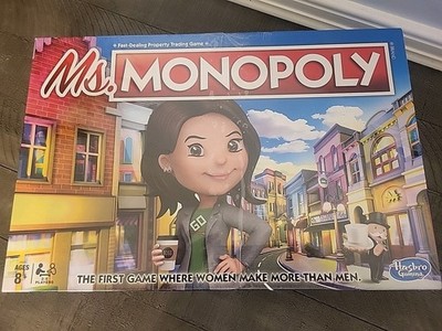 Monopoly Ms. Monopoly Board Game  Family Game Night Sealed Rare Edition Unplug