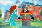 Vintage X-Men Animation Cel ROGUE & WOLVERINE Marvel Comics Production Cel R28