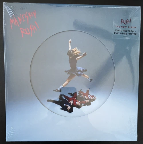 MANESKIN RUSH RED VINYL LP DELUXE + POSTER 180g IMPORT NEW SEALED MINT