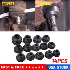 14X Universal Rubber Ball Joint Rubber Dust Boot Cover Track Rod End Set Kit