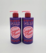 Victoria's Secret Pink Sugar Plum Daily Drench Body Lotion 12 oz New Set of 2