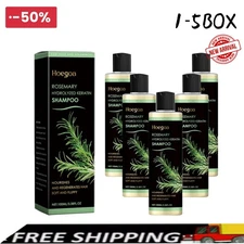1-5X Organic-Rosemary Hair Growth Shampoo Unisex Hydrolyzed Keratin Shampo
