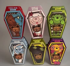 Deddy Bears~Two-Fur/Zombat/Frostbite/Muertobear/Frankenbear/Dolli~Set Of 6~ NEW