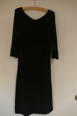 Marco Polo Kleid tiefschwarz   figurbetont   sportlich schick   Gr. 36