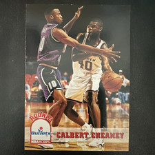 SkyBox 1993-94 NBA Hoops Calbert Cheaney Rookie RC Card #416 Bullets Basketball. rookie card picture