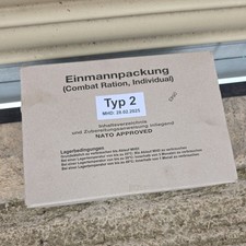 New Sealed German EPA Combat Ration Individual 24hrs MRE Menu Type 2 Rations
