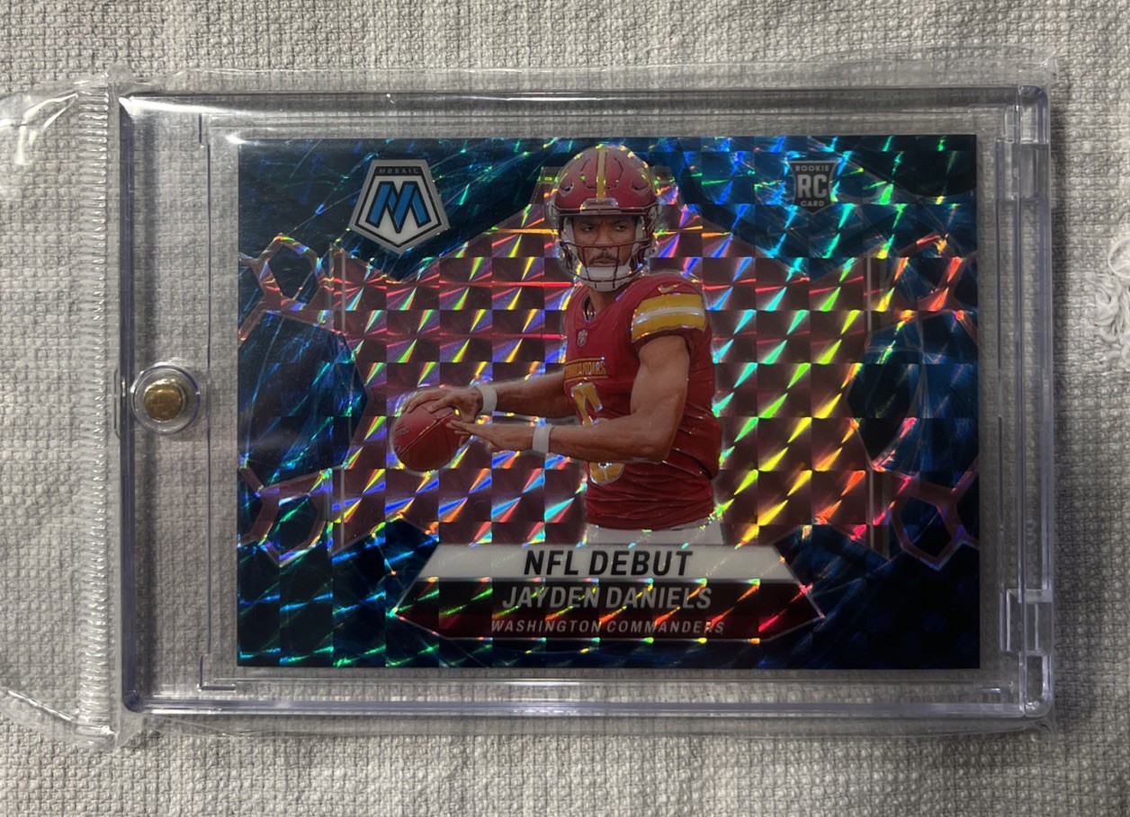 2024 Panini Mosaic Rookies Jayden Daniels #302 Genesis Mosaic Prizm (RC)